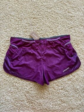 Patagonia Strider Pro 2.5” Shorts Medium Geode Purple Running Trail Shorts